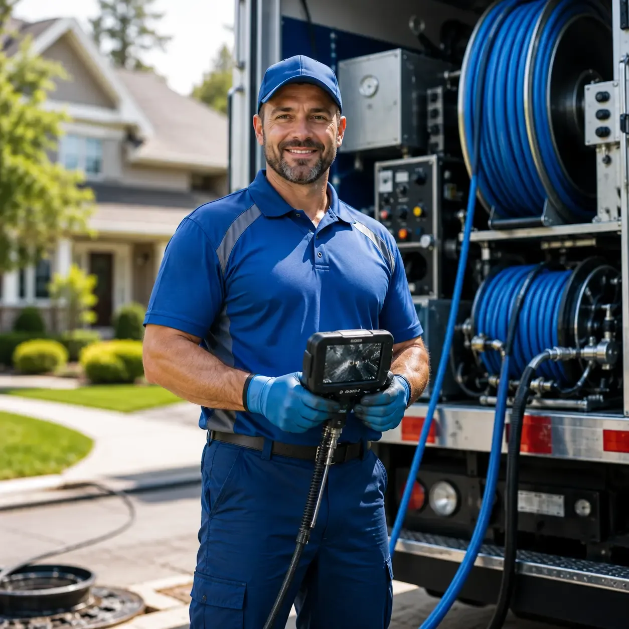 Local outdoor drain cleaning specialists in Shafer, MN